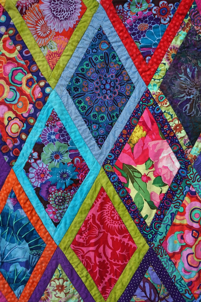 Kaffe Fassett quilt Etsy