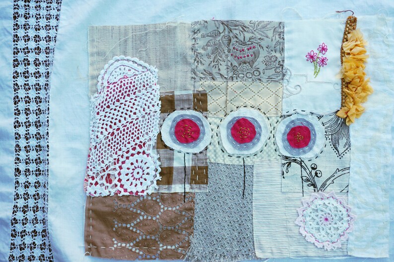 Slow Sewing Kit for Mindfulness From Upcycled and Vintage Etsy