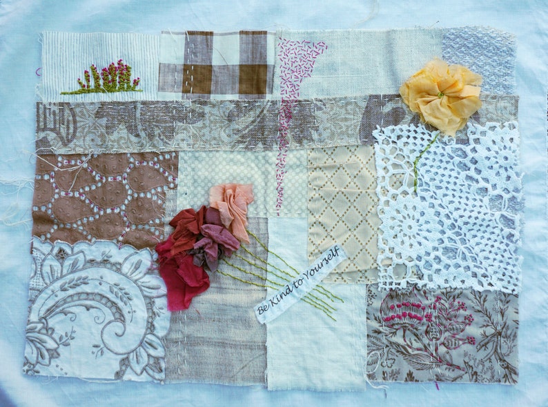 Slow Sewing Kit for Mindfulness From Upcycled and Vintage Etsy