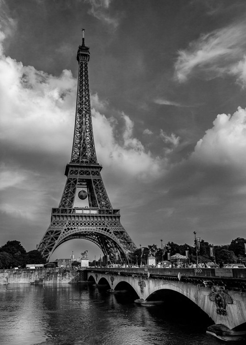 Paris France Eiffel Tower Art Photography Print Wall Decor image 2