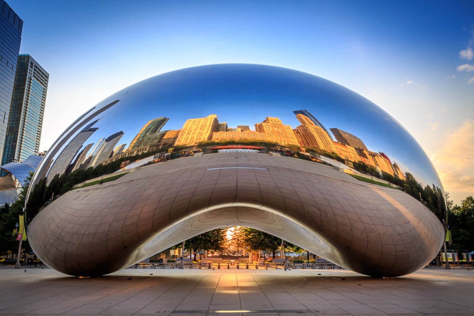 Chicago Cloud Gate Bean Art Photography Print Wall Decor Etsy