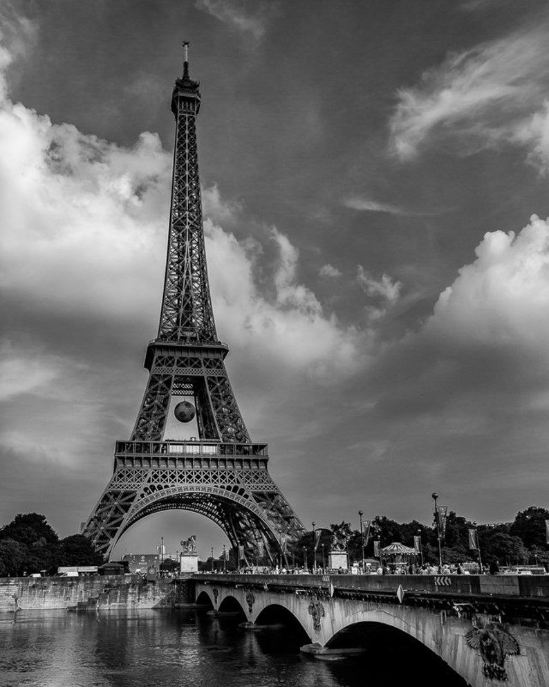 Paris France Eiffel Tower Art Photography Print Wall Decor image 3