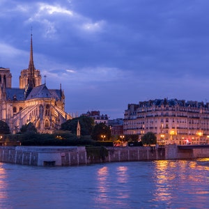 Paris France Notre Dame Cathedral Art Photography Print Wall Decor