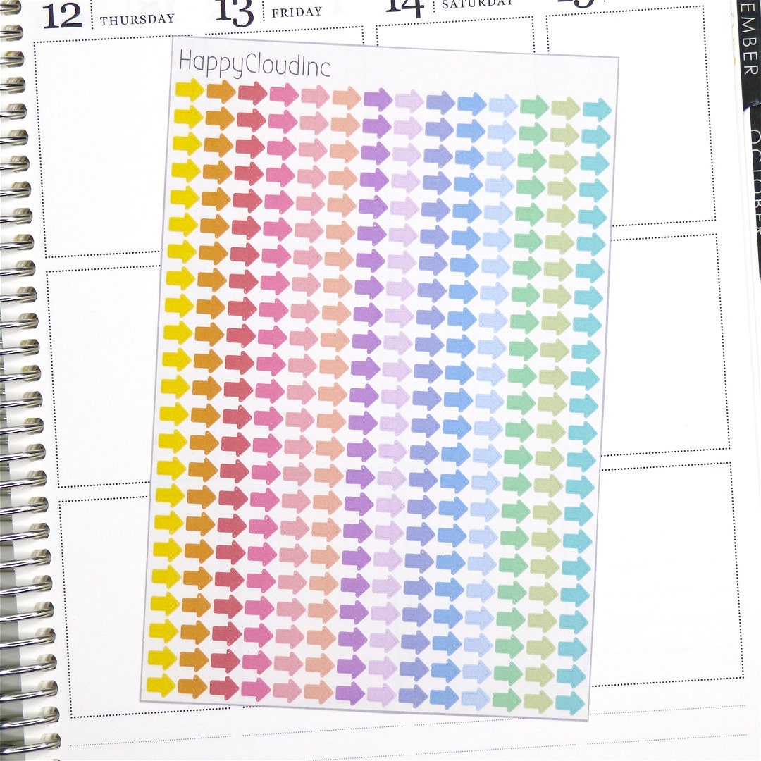 Mini Arrow Stickers - Planner Stickers - Etsy