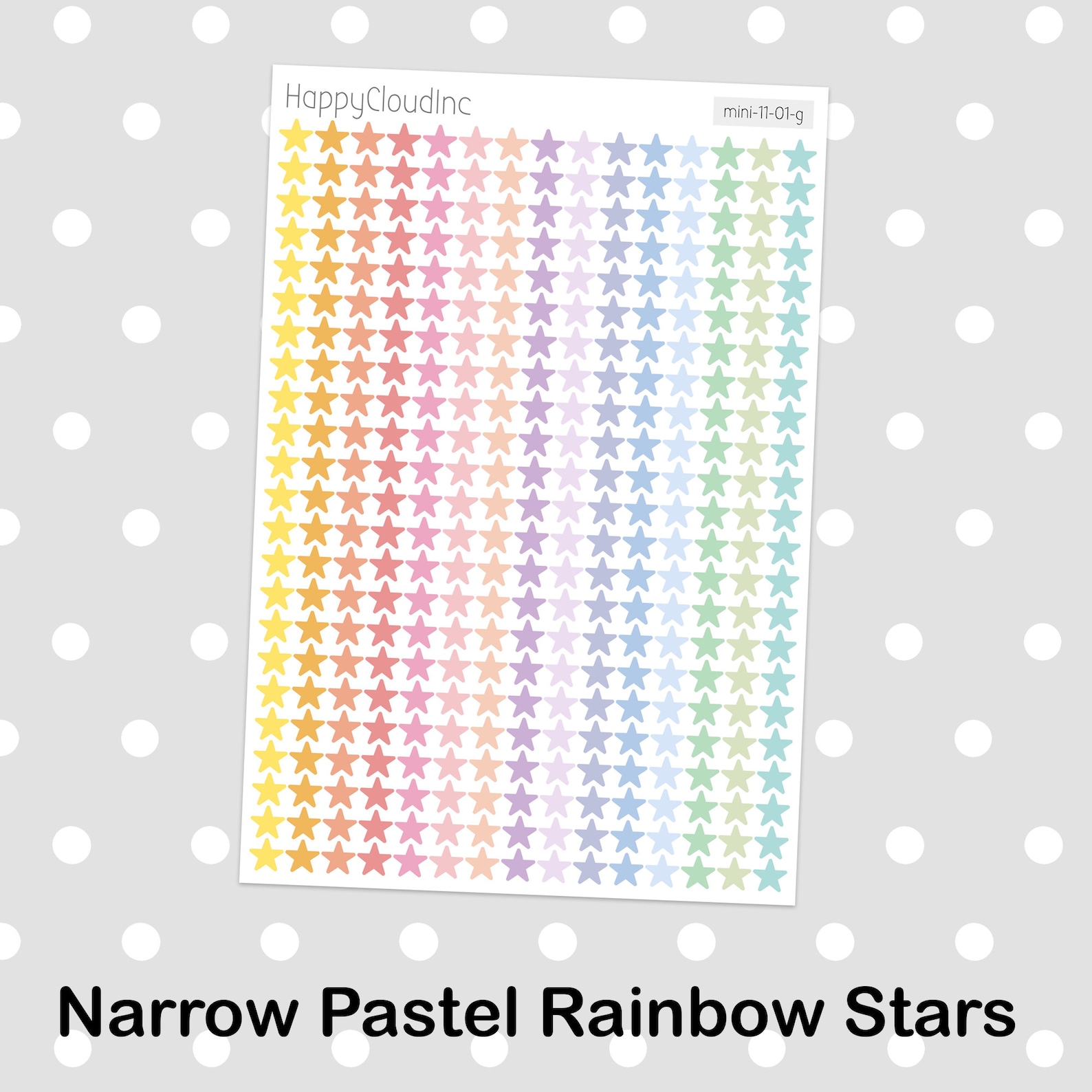 Mini Star Stickers - Planner Stickers (1 Sheet) - Etsy