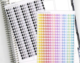Mini Waterdrop Stickers - Planner Stickers
