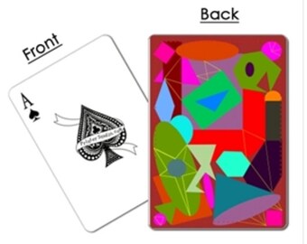 Playing Card Deck - Poker or Bridge Sized - Geometric Design