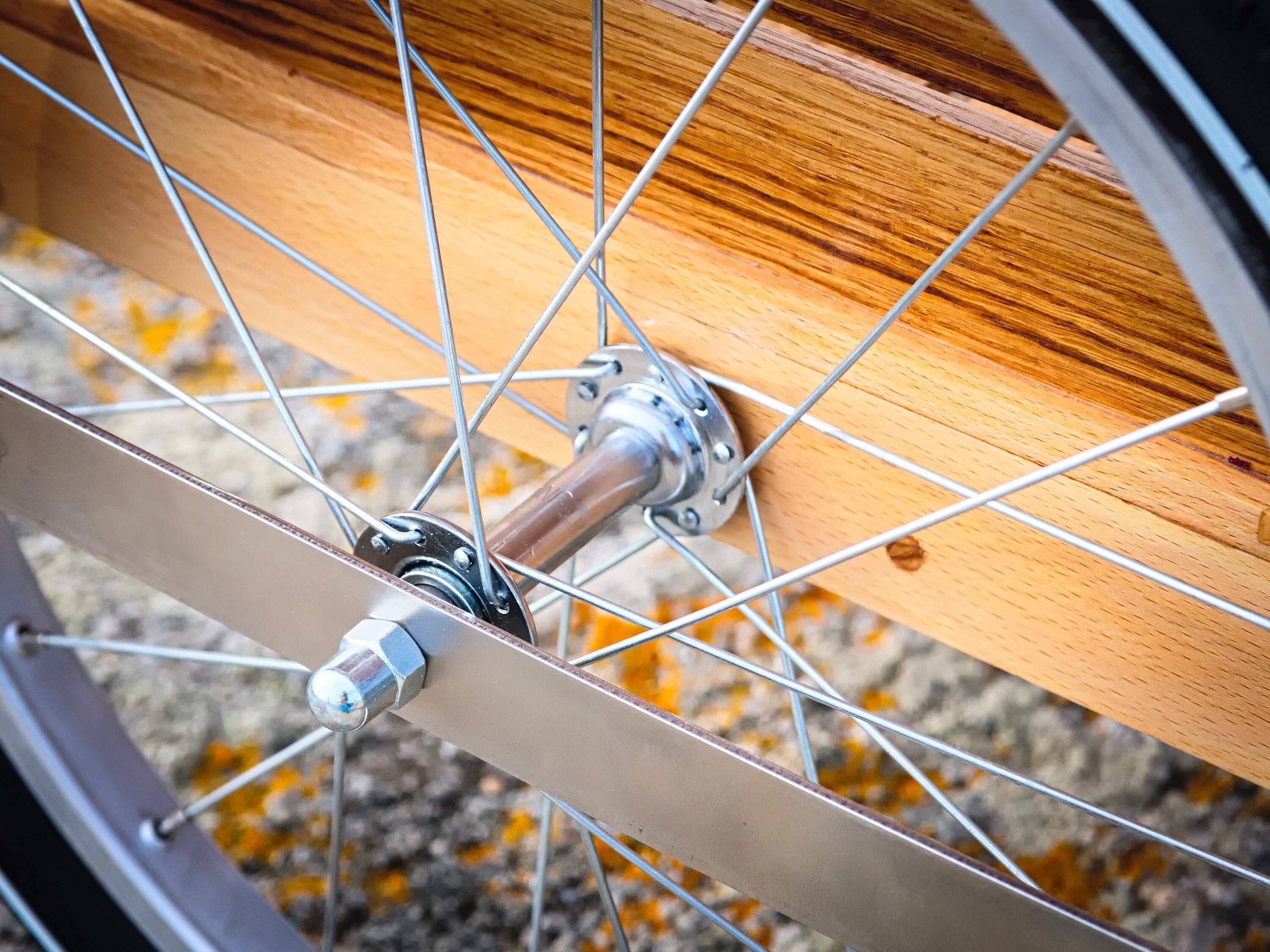Wooden bicycle trailer sale