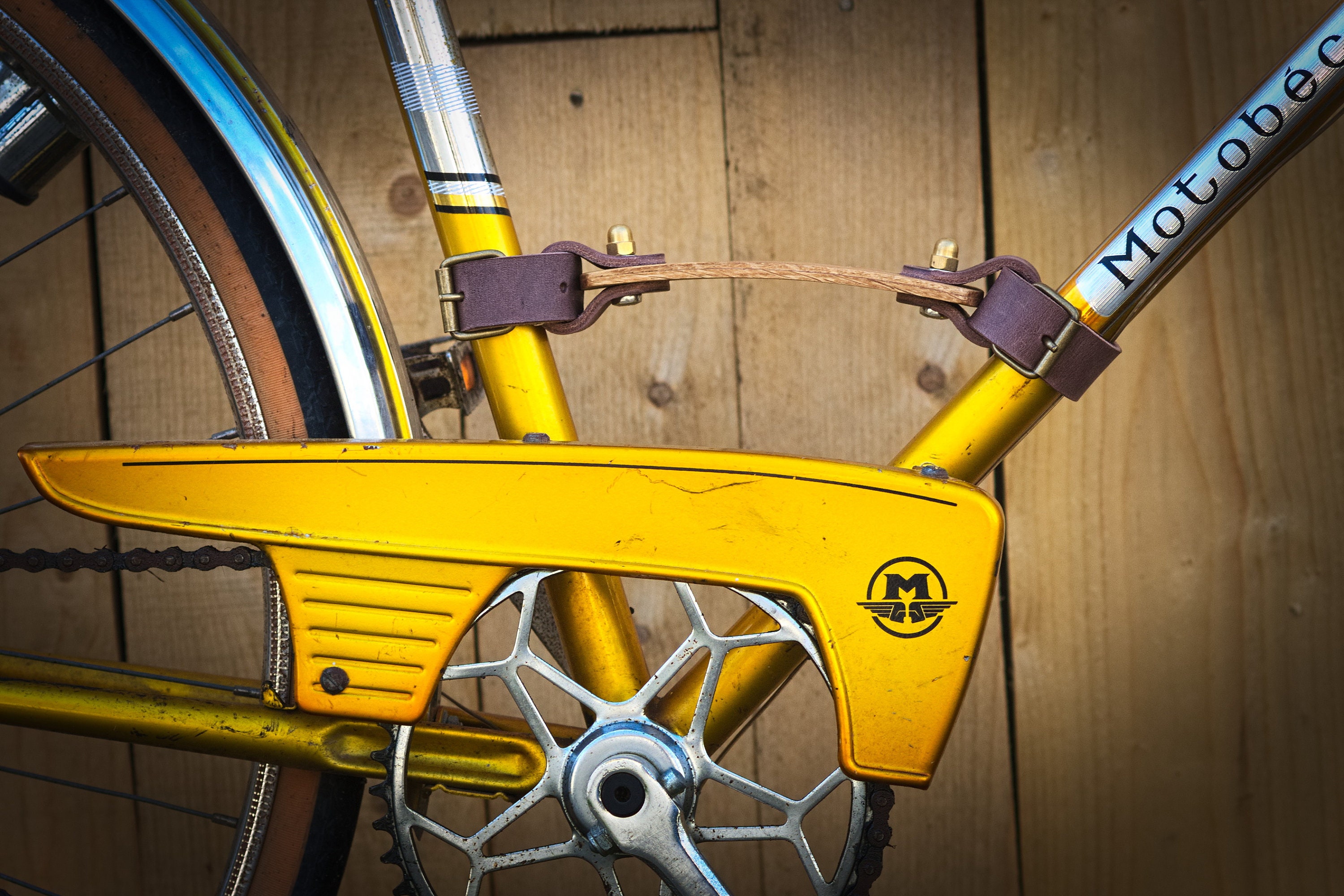 Bike Carrying Handle. Fullgrain Vegtanned Leather and Wood Etsy