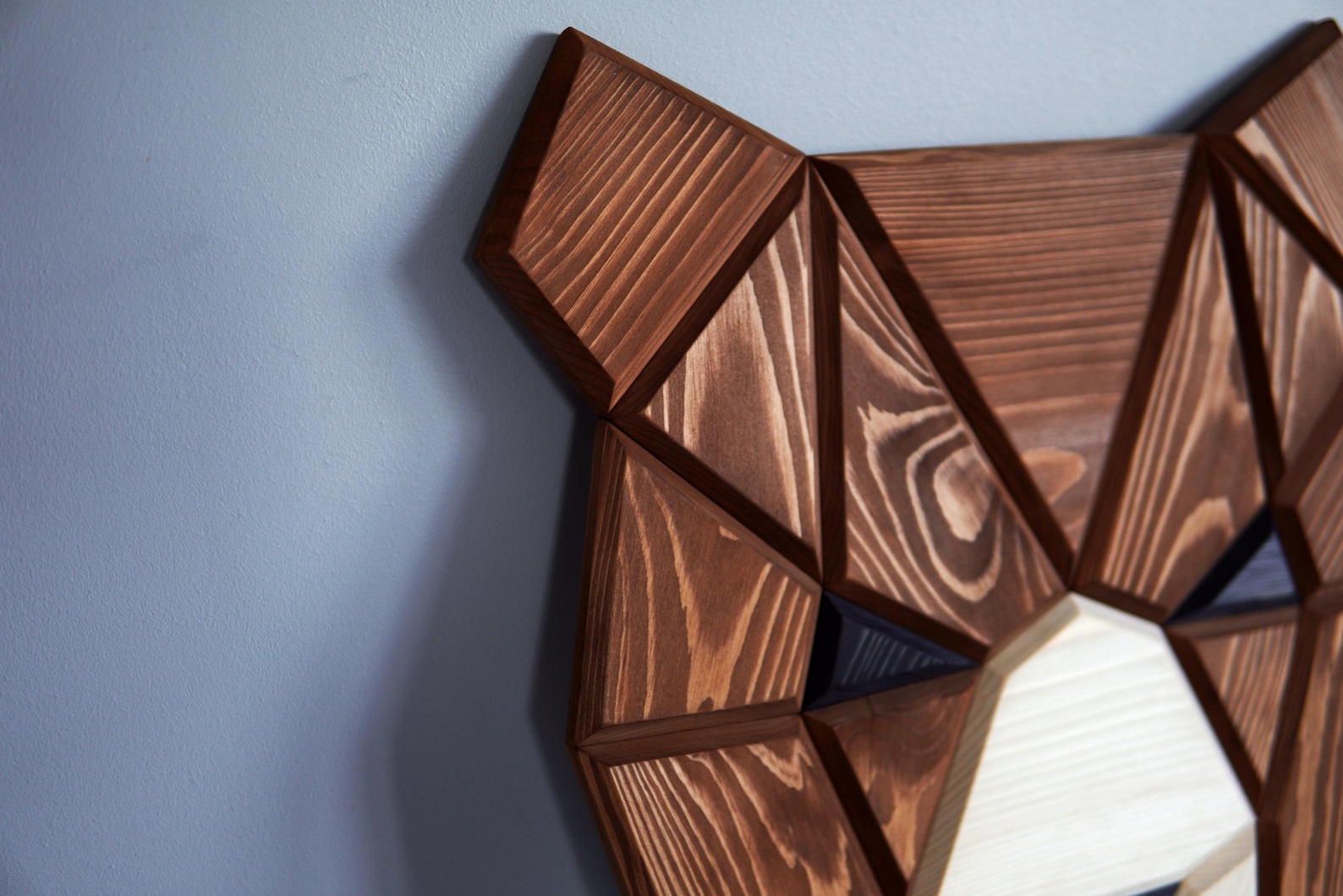 Wooden Bear Wall Decor Etsy