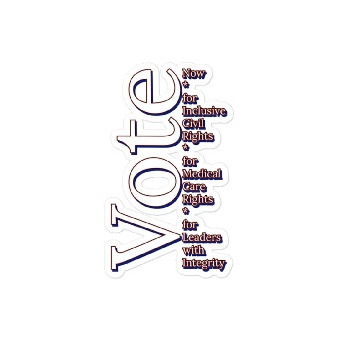 Sticker - Vote Now - Etsy