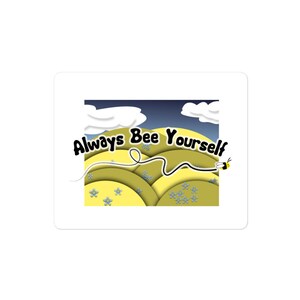 Sticker - Immer Bee Yourself Landschaft