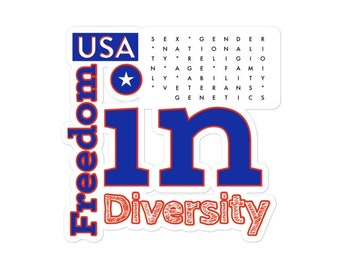 Sticker - Freedom in Diversity