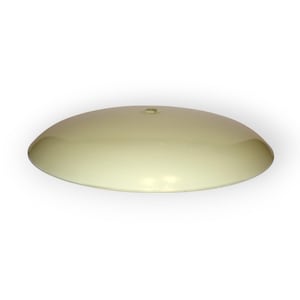 ヴィンテージ風のプレート型ランプシェード、60年代のガラス製フラットランプシェード、レトロな宇宙時代の照明