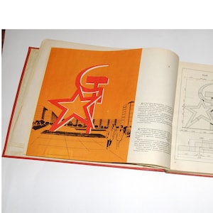 1967 USSR architectural album in Russian and Ukrainian - Elements of visual agitation in the improvement of cities and villages