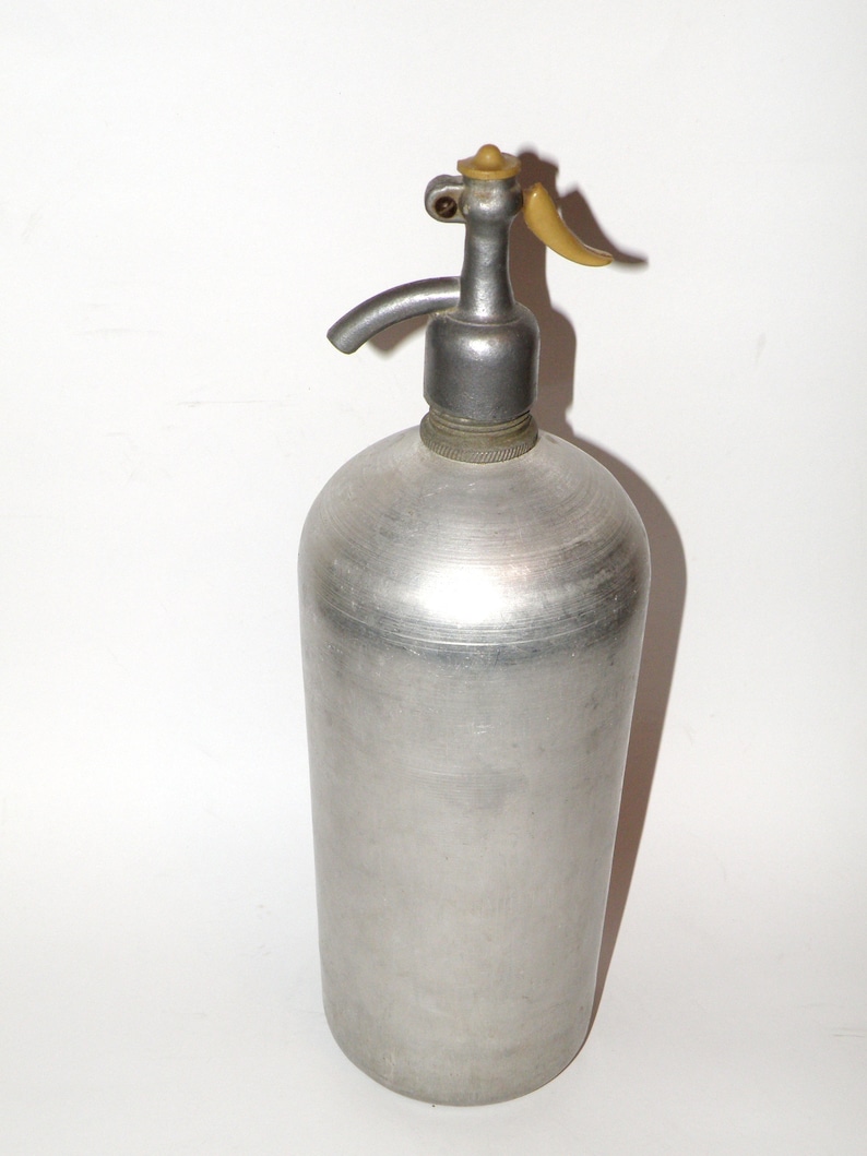 Vintage Soda siphon for carbonated water Antique Siphon Metal Etsy