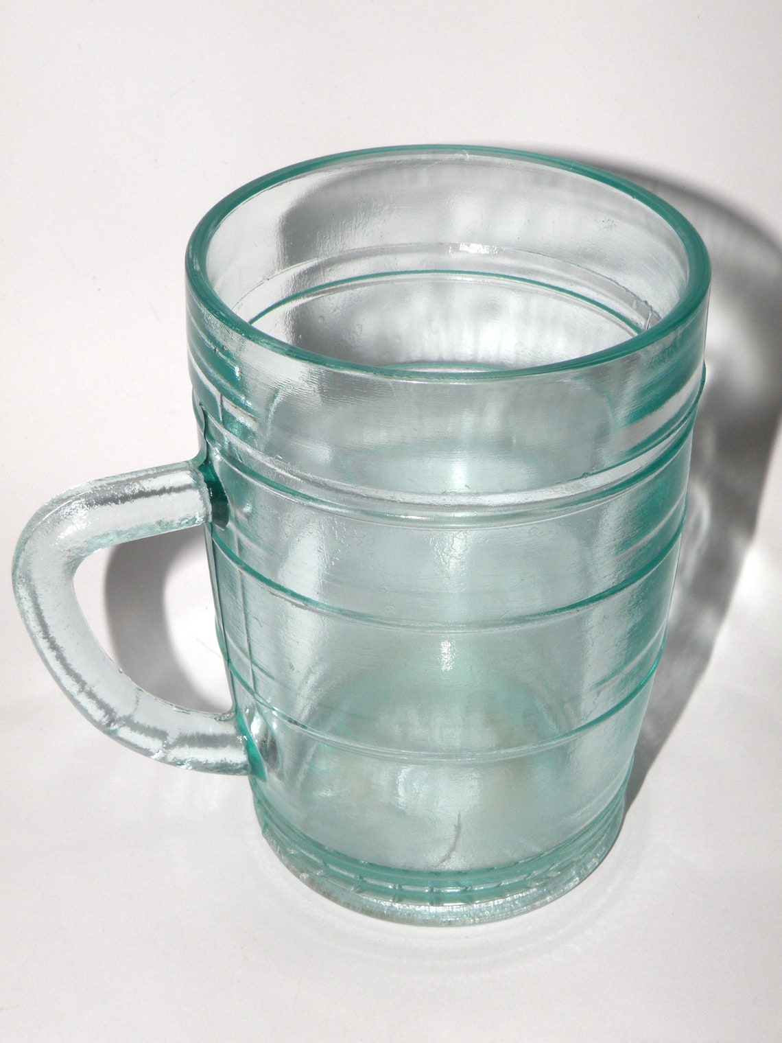 Beer Mug Large 500 Ml Vintage Rare Soviet Big Teal Glass Beer Etsy