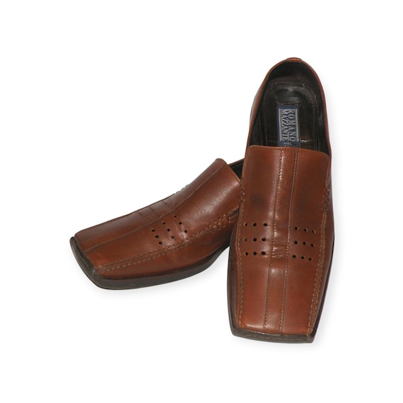 Vintage Brown Leather Men display picture 1