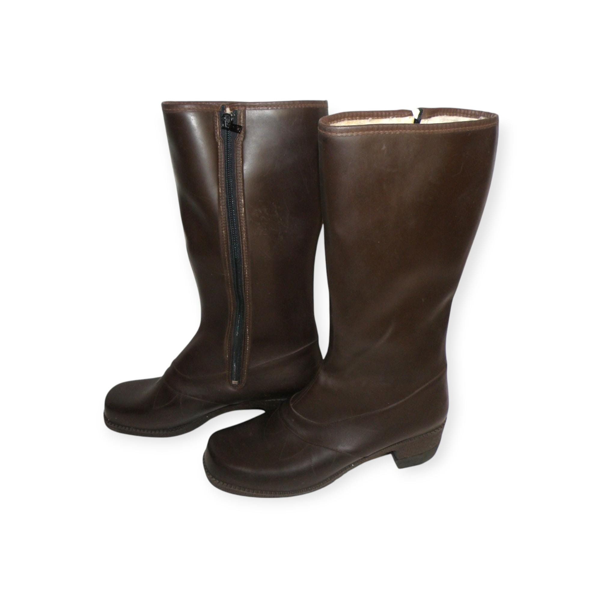 Stivali Pioggia Donna Impermeabili Stivali Da Pioggia Donna Impermeabili In Gomma - Stivali Piatte, Taglie UK 3-8, Per Giardino E Festival Animal Well - Foto 14