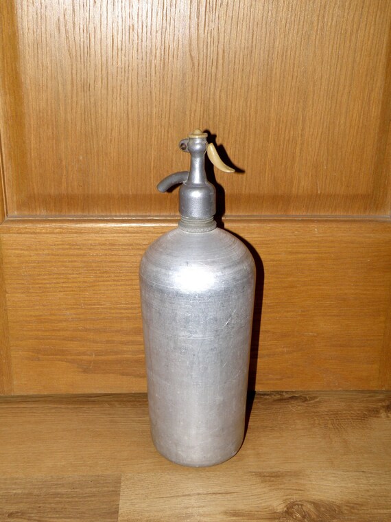 Vintage Soda siphon for carbonated water Antique Siphon Metal Etsy