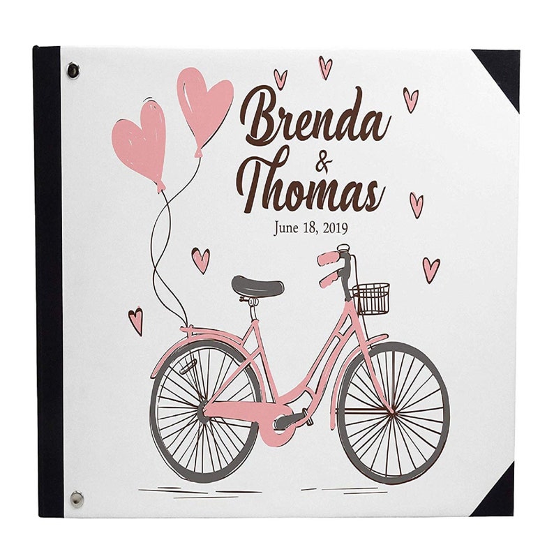 Fahrrad & Herz Druck weiße Hochzeit Gästebuch Hochzeit Etsy
