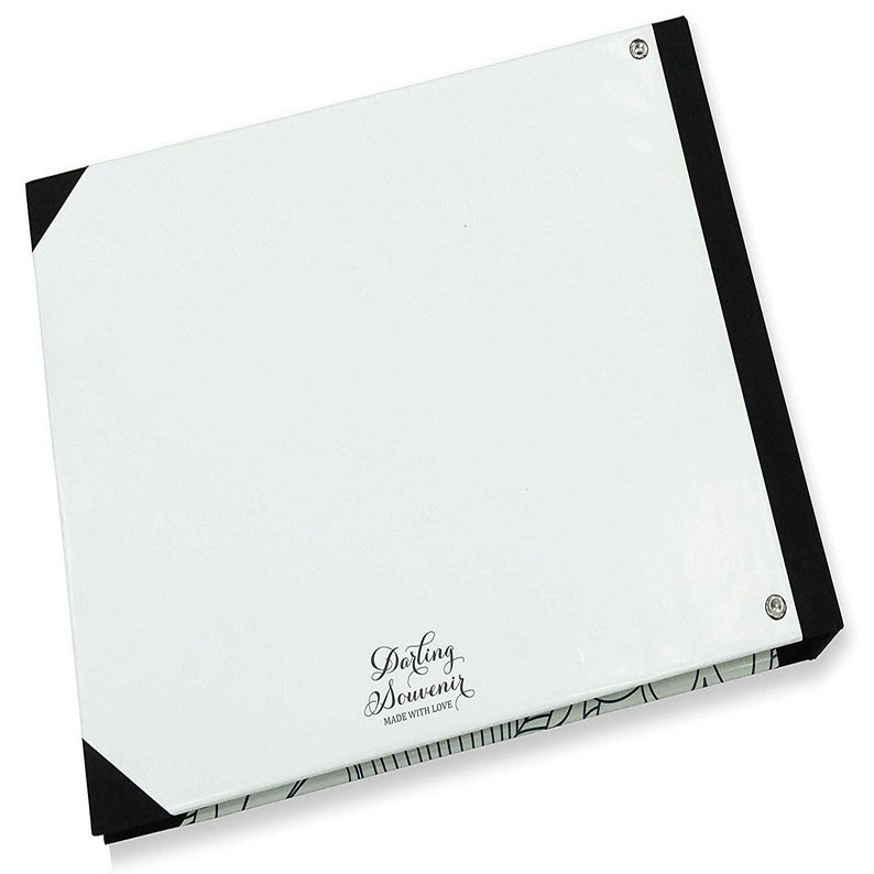 Guest Registry Guestbook White Floral Printed Guestbook Guest Sign-in Book PDSPGB-186A Wedding Guestbook With Your Personalized Details