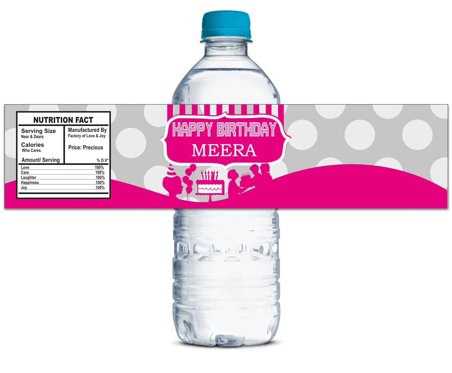 Printable Waterproof Water Bottle Labels Printable Waterproof Water Bottle Labels