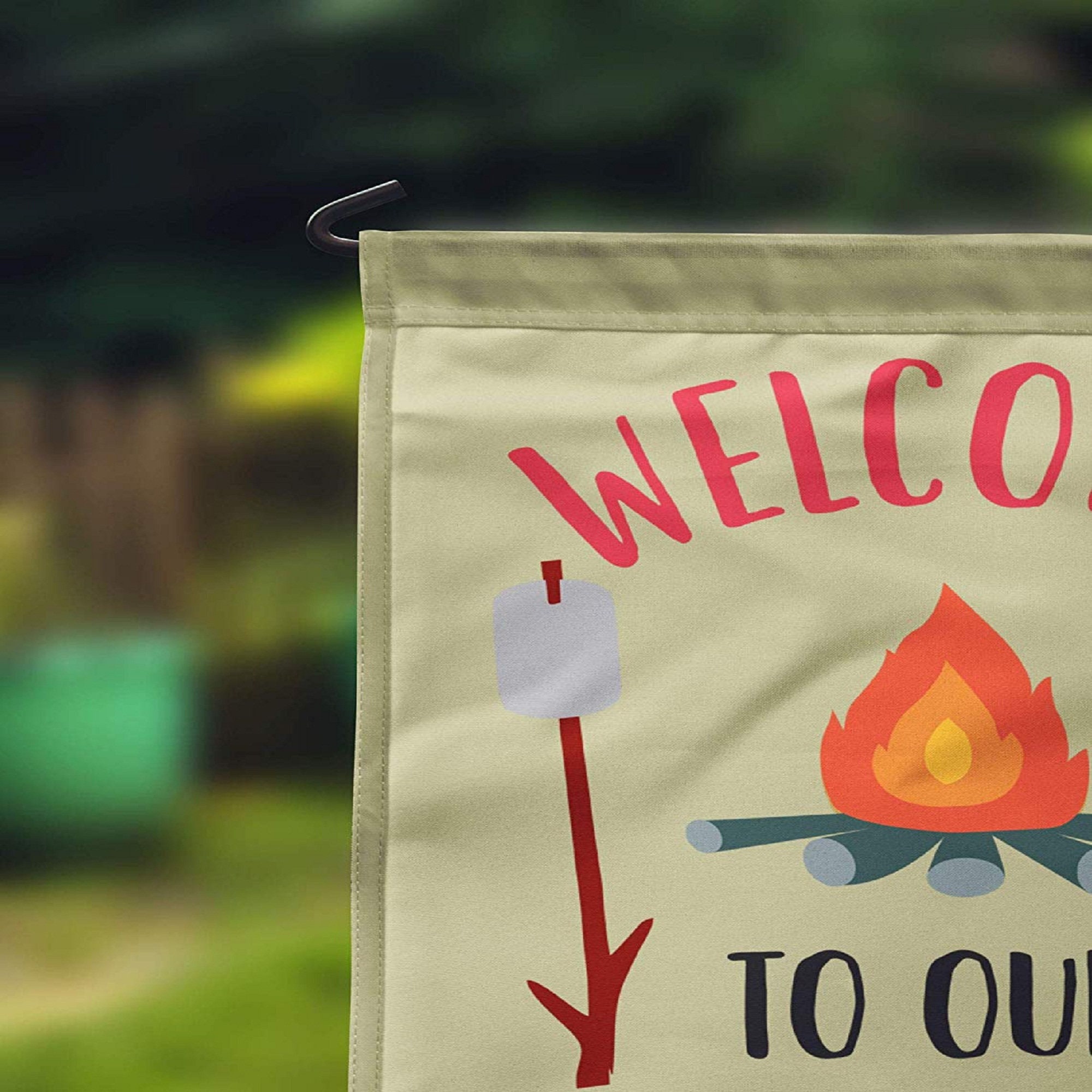 to Our Campsite Print Flags Personalized Camping Etsy