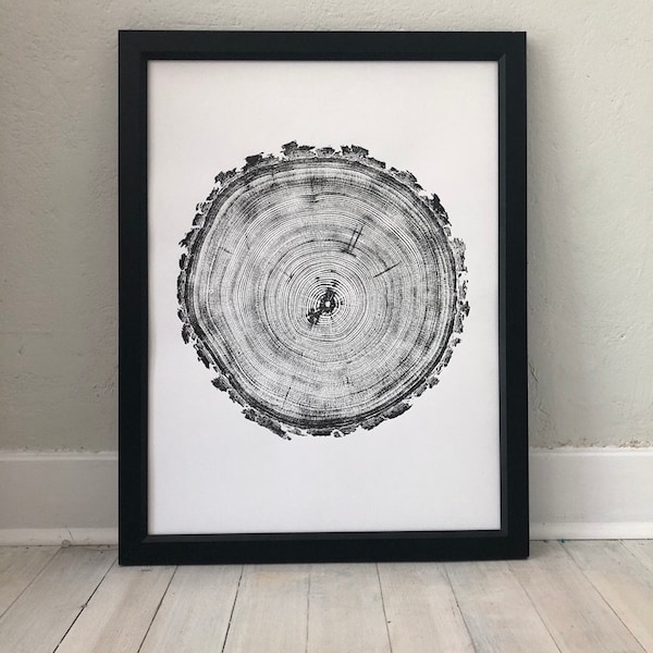 Tree Ring Art Etsy
