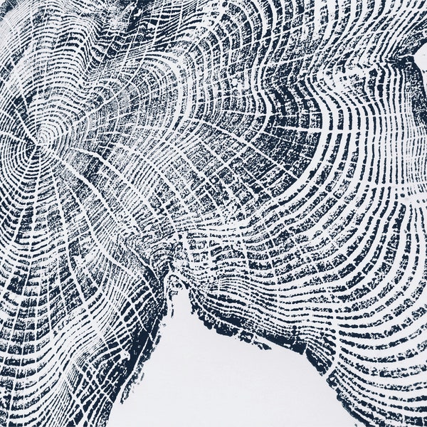 Boomring Oregon Coast afdrukbaar, drijfhout kunst downloaden, kunst aan de grote muur, neutraal natuurdecor, minimalistische afdrukbare kunst