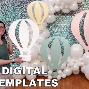 Heißluftballon Vorlage und Tutorial | Digitale Pläne