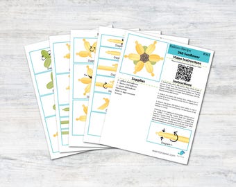 Tutorial e schemi per palloncini a forma di girasole / Ricetta digitale per palloncini