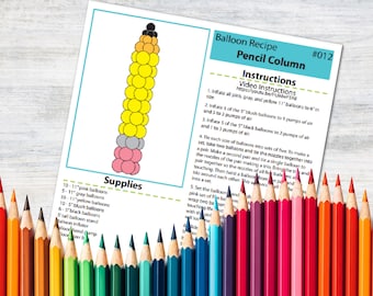 Balloon Pencil Tutorial and Plans | Digital Balloon Recipe