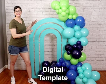 Chiara Arch Backdrop Tutorial and Plans | Digital Template