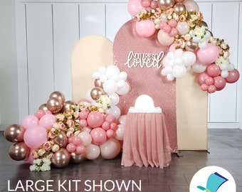 DIY Organic Balloon Garland Kit - Pink Champagne