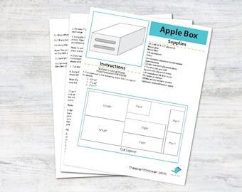 Apple Box Tutorial and Plans | Digital Plans