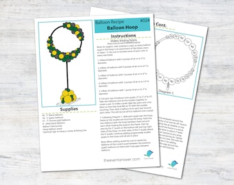 Circle Balloon Arch Tutorial and Plans | Digital Balloon Recipe