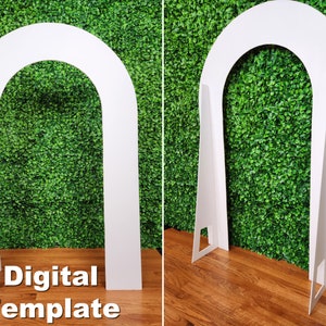 Plantilla de fondo de arco de 40x60" y tutorial / plantilla digital