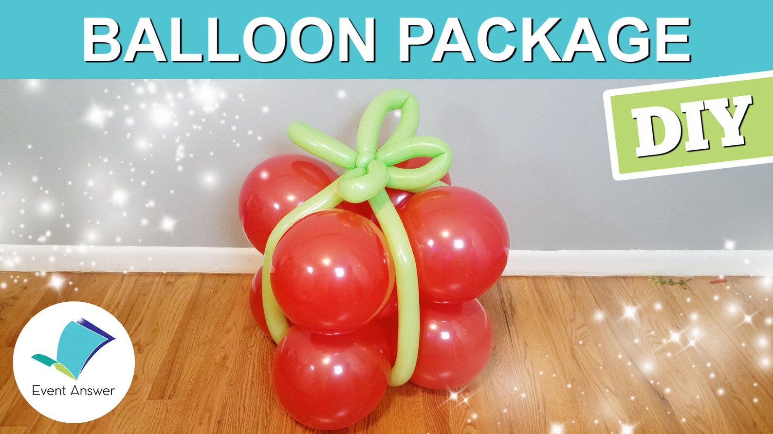 Balloon Present Tutorial and Plans Digital Balloon Recipe Etsy