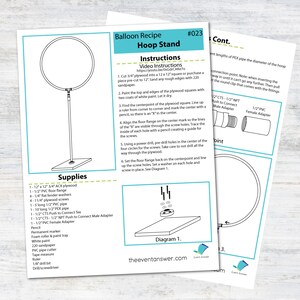 Circle Balloon Arch Frame Tutorial and Plans | Digital Balloon Recipe