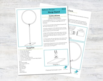 Circle Balloon Arch Frame Tutorial and Plans | Digital Balloon Recipe