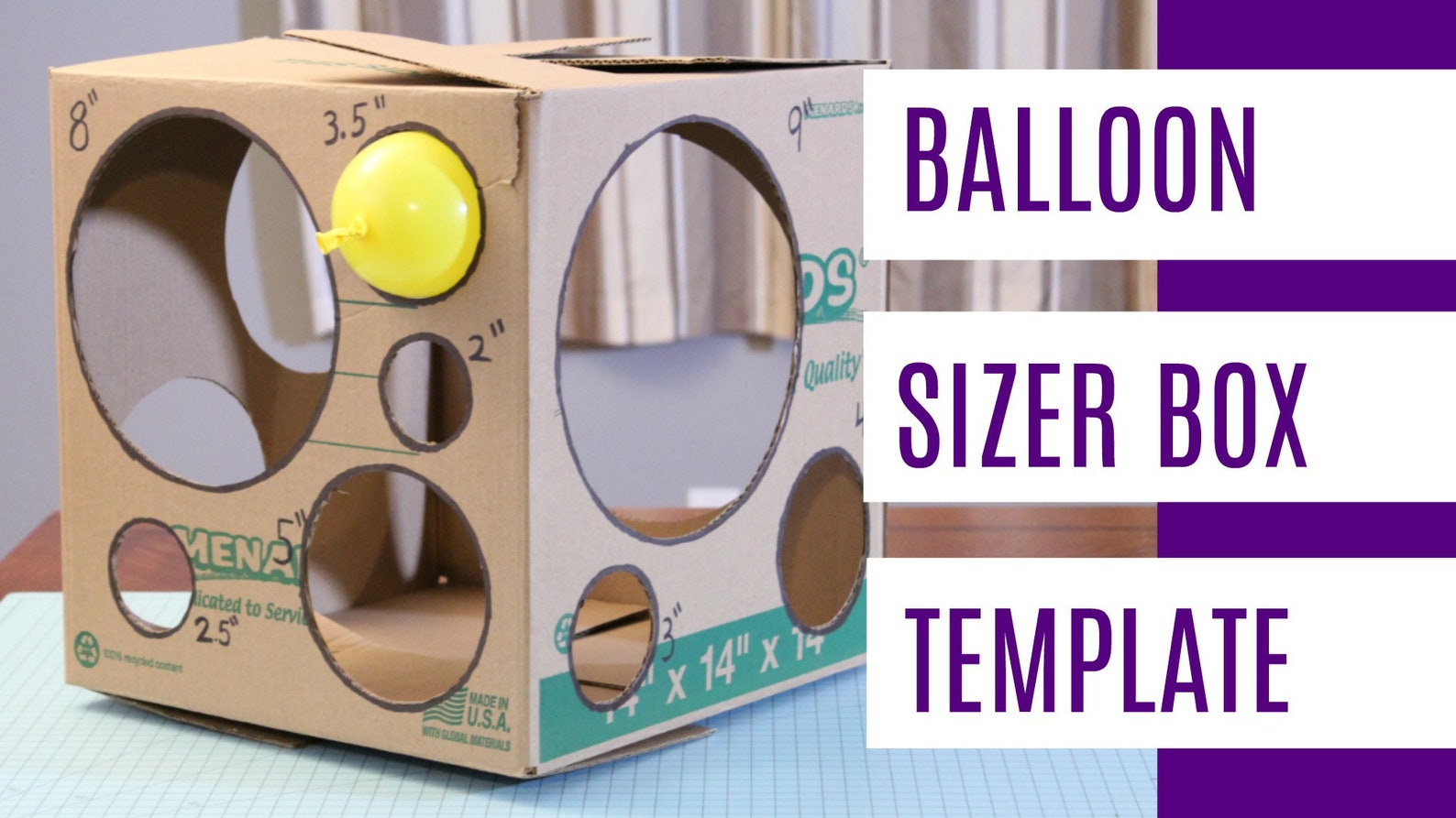 DIY Balloon Sizer Template and Instructions DIGITAL DOWNLOAD Etsy DIY Balloon Sizer Template and Instructions DIGITAL DOWNLOAD Etsy