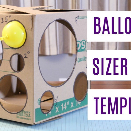 DIY Balloon Sizer Template and Instructions DIGITAL DOWNLOAD Etsy DIY Balloon Sizer Template and Instructions DIGITAL DOWNLOAD Etsy