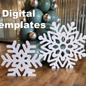 Freestanding Snowflake Template | Digital Template