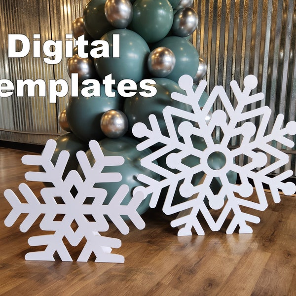 Freestanding Snowflake Template | Digital Template