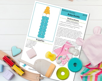 Balloon Baby Bottle Tutorial and Plans | Digital Plans for a Balloon Base