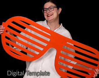 Sonnenbrillen Template und Tutorial | Digitale Vorlage
