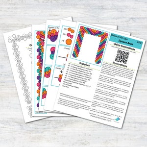 Square Balloon Arch Tutorial and Plans | Digital Balloon Recipe