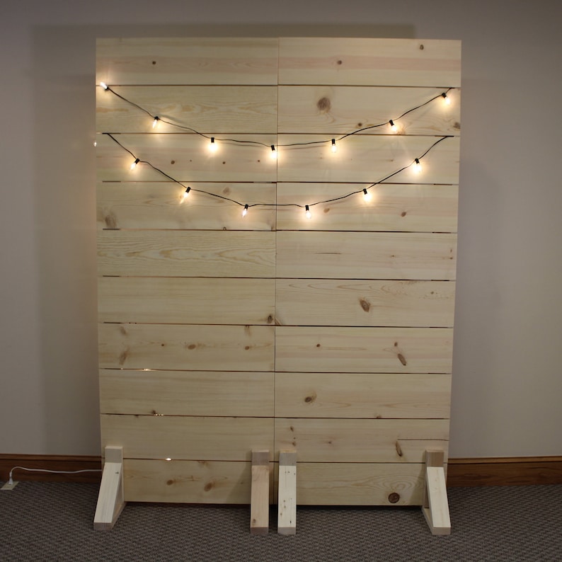 Portable Wood Wall Backdrop Plans and Cut List Wood Wedding Etsy