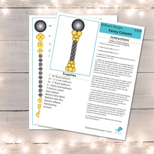 Roman Balloon Column Tutorial and Plans | Digital Balloon Recipe